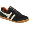 Gola Mens Harrier Trainers - Black Off White Moody Orange -Fashion Shoe Store rierSuede BkOffWtMoodyOr 2701401 1