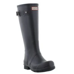Hunter Mens New Original Tall Wellies Rain Boots - Navy -Fashion Shoe Store riginalTallMono Navy jpg01553647
