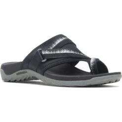 Merrell Womens Terran 3 Cush Slide Toe Post Sandals - Navy