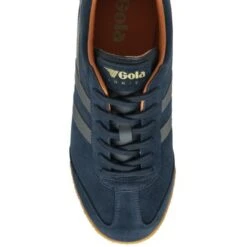 Gola Mens Harrier Trainers - Navy Ash Moody Orange -Fashion Shoe Store rrier NavyAshMoodyOrange 5787615