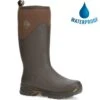 Muck Boots Mens Arctic Ice Tall Neoprene Wellington Boots - Brown -Fashion Shoe Store s ArcticIceTall Brown MAIN816623