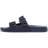 FitFlop Womens Iqushion Buckle Slides Sandals - Midnight Navy