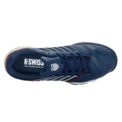 K-Swiss Mens Bigshot Light 4 Tennis Trainers - Blue Opal Blanc De Blanc Lollipop -Fashion Shoe Store shotLight4 BlueOpalBlanc 1816763