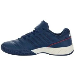 K-Swiss Mens Bigshot Light 4 Tennis Trainers - Blue Opal Blanc De Blanc Lollipop -Fashion Shoe Store shotLight4 BlueOpalBlanc 3816758