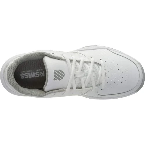 K-Swiss Womens Court Express HB Tennis Shoes - White Highrise Silver 8 K-Swiss Womens Court Express HB Tennis Shoes - White Highrise Silver - Image 6
