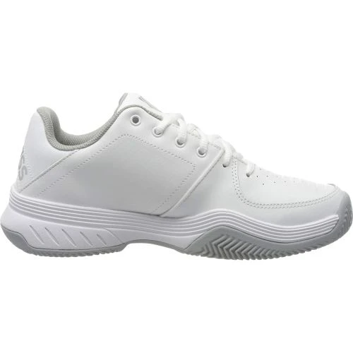 K-Swiss Womens Court Express HB Tennis Shoes - White Highrise Silver 4 K-Swiss Womens Court Express HB Tennis Shoes - White Highrise Silver - Image 2