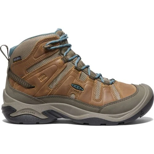 Keen Womens Circadia Mid Waterproof Walking Boots - Toasted Coconut North Atlantic 4 Keen Womens Circadia Mid Waterproof Walking Boots - Toasted Coconut North Atlantic - Image 2