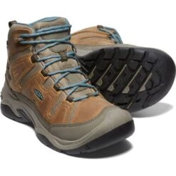 Keen Womens Circadia Mid Waterproof Walking Boots - Toasted Coconut North Atlantic 12 Keen Womens Circadia Mid Waterproof Walking Boots - Toasted Coconut North Atlantic -Fashion Shoe Store stedCoconutNorthAtlantic 6791616