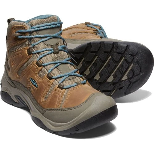 Keen Womens Circadia Mid Waterproof Walking Boots - Toasted Coconut North Atlantic 7 Keen Womens Circadia Mid Waterproof Walking Boots - Toasted Coconut North Atlantic - Image 5