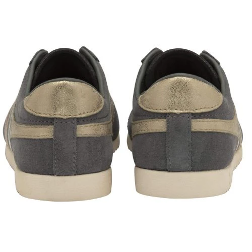 Gola Womens Bullet Mirror Trident Trainers - Ash Silver Gold 5 Gola Womens Bullet Mirror Trident Trainers - Ash Silver Gold - Image 3