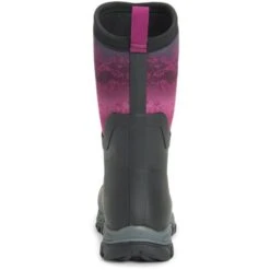 Muck Boots Womens Arctic Sport Mid Wellington Boots - Black Magenta -Fashion Shoe Store ticSportMid BlackMagenta 2821742