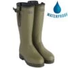 Le Chameau Mens Vierzonord Plus 5mm Neo Wellies - Vert Vierzon