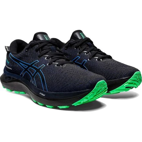 Asics Mens Gel Cumulus 24 GTX Waterproof Running Shoes - Black Blue Coast 4 Asics Mens Gel Cumulus 24 GTX Waterproof Running Shoes - Black Blue Coast - Image 2