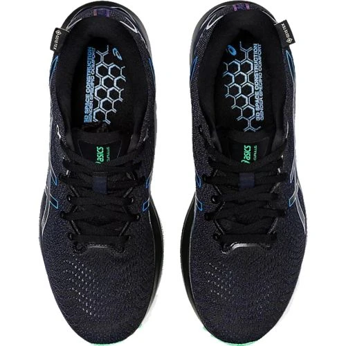 Asics Mens Gel Cumulus 24 GTX Waterproof Running Shoes - Black Blue Coast 5 Asics Mens Gel Cumulus 24 GTX Waterproof Running Shoes - Black Blue Coast - Image 3