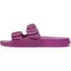 FitFlop Womens Iqushion Buckle Slides Sandals - Miami Violet -Fashion Shoe Store ushionTwoBar MiamiViolet 4835730