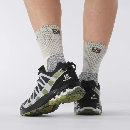 Salomon Womens XA Pro 3D V8 GTX Waterproof Shoes - Black Green Moss Zen Blue 10 Salomon Womens XA Pro 3D V8 GTX Waterproof Shoes - Black Green Moss Zen Blue - Image 8