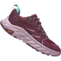 Hoka Womens Anacapa Low GTX Waterproof Walking Shoes - Grape Wine Elderberry -Fashion Shoe Store wGTX GrapeWineElderberry 2799240