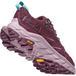 Hoka Womens Anacapa Low GTX Waterproof Walking Shoes - Grape Wine Elderberry -Fashion Shoe Store wGTX GrapeWineElderberry 3799241