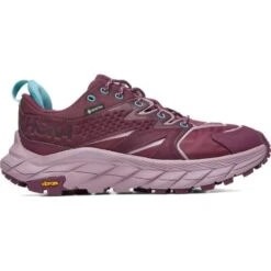Hoka Womens Anacapa Low GTX Waterproof Walking Shoes - Grape Wine Elderberry -Fashion Shoe Store wGTX GrapeWineElderberry 7799245