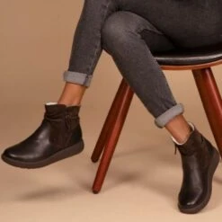 Strive Womens Whitby Chelsea Ankle Boots - Brown -Fashion Shoe Store whitby brown 20